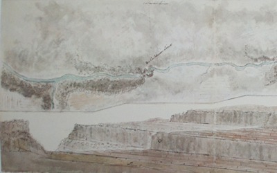 John Clerk of Eldin – Map and Sections, Rumbling Bridge, Tayside