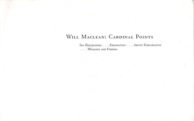 Will Maclean Cardinal Points