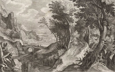 Aegidius Sadeler II – Landscape with Wooded Ravine