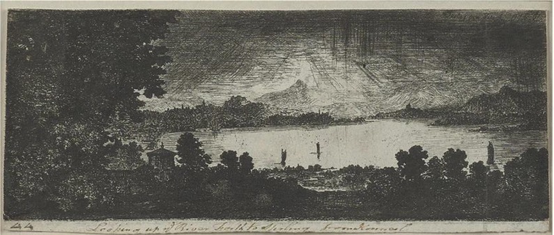 Storm approaching over rough sea