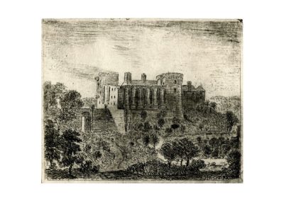 John Clerk of Eldin Roslin Castle II 85 x 98 mm