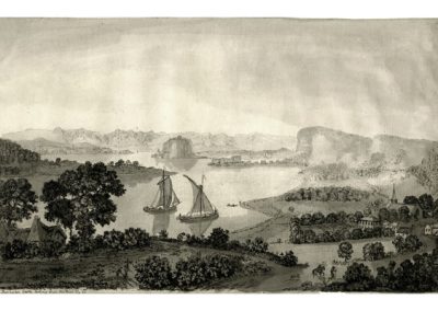 John Clerk of Eldin Dumbarton Castle from the East 203 x 310 mm