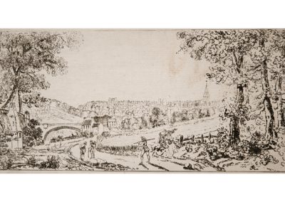 John Clerk of Eldin Dalkeith from The North West 150 x 306 mm