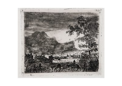 John Clerk of Eldin Arthur's Seat 81 x 99 mm