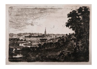 John Clerk of Eldin Salisbury from Wilton Park 1772 118 x 165 mm