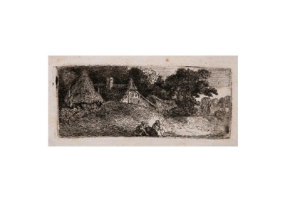 John Clerk of Eldin After Weirotter's Cottages 33 x 76 mm