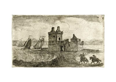 John Clerk of Eldin Rossyth Castle 1772 76 x 128 mm