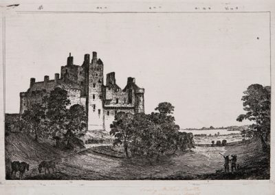 John Clerk of Eldin Craigmillar Castle from the South West 161 x 242 mm