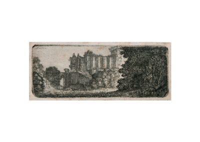 John Clerk of Eldin Roslin Castle III 39 x 92 mm