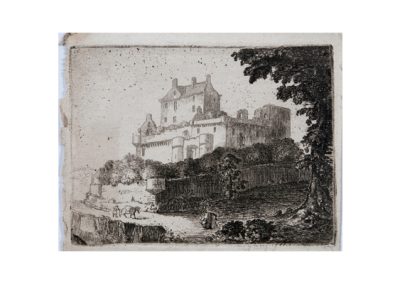 John Clerk of Eldin Dalhousie Castle I 78 x 100 mm