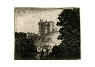 John Clerk of Eldin Crichton Castle from the North West 81 x 99 mm