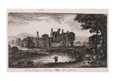 John Clerk of Eldin Lincluden Abbey 88 x 153 mm