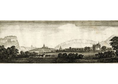 John Clerk of Eldin View Of Edinburgh from Write's Houses 154 x 387 mm
