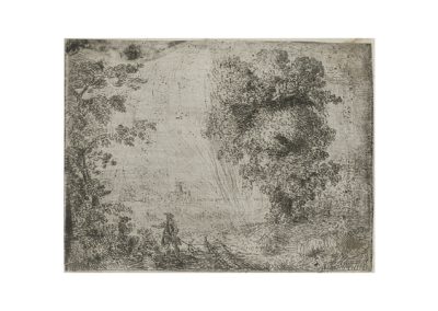 John Clerk of Eldin Landscape With Figures 85 x 107 mm