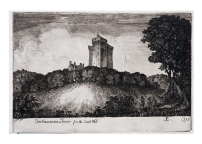 John Clerk of Eldin Clackmannan Tower from the South West 1775 102 x 157 mm