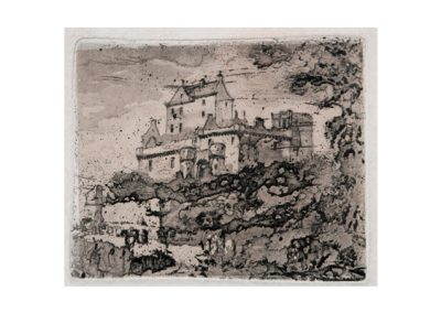 John Clerk of Eldin Dalhousie Castle II 77 x 100 mm