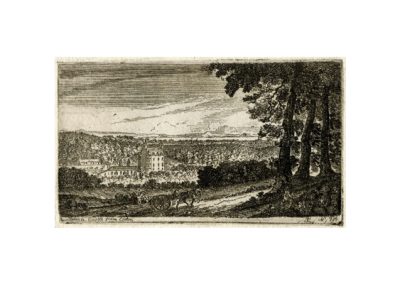 John Clerk of Eldin Melville Castle from Eldin 52 x 96 mm