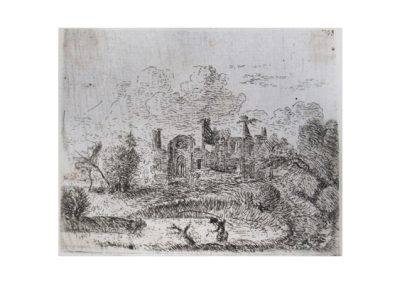 John Clerk of Eldin College Near Dumfries 94 x 120 mm