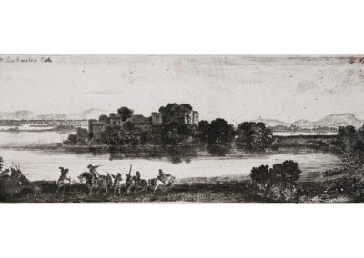 John Clerk of Eldin Lochmaben Castle 1776 78 x 203 mm