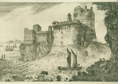 Ravensheugh 2nd Plate an etching by John Clerk of Eldin