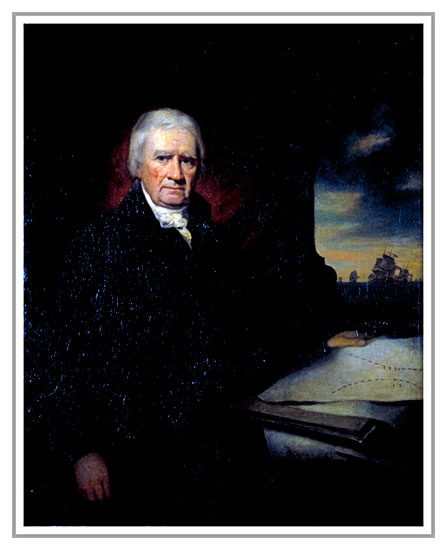 Portrait of John Clerk of Eldin by James Saxon in the Scottish National Portrait Gallery
